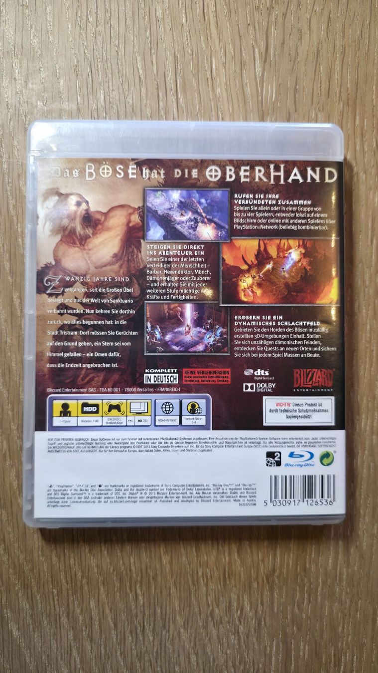 Sony Giochi: PS3, Game, PlayStation, DIABLO 3, OVP – Usato da Sirnach venduto da TheMrFreeman 1