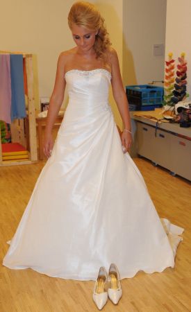 Hochzeitskleid Ivory A-Linie