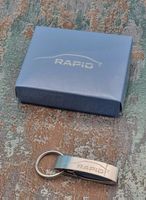Original Skoda Rapid Schlüsselanhänger mit Logo + Ring NEU