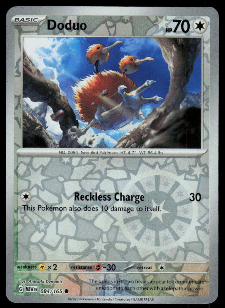 Pokémon Sammelbilder & Trading cards: Pokemon Doduo 084/165 – Gebraucht aus Herisau von Pokemon2025