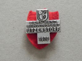 Abzeichen Kant. Schwingfest Schwingen Utzenstorf BE 1970