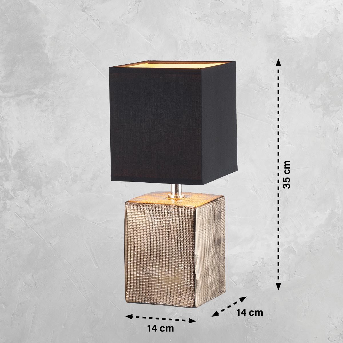 Lampen: Tischleuchte, Bronzefarbe, 35 cm Höhe – Neu (gemäss Beschreibung) aus Kreuzlingen von Smart-Light 1
