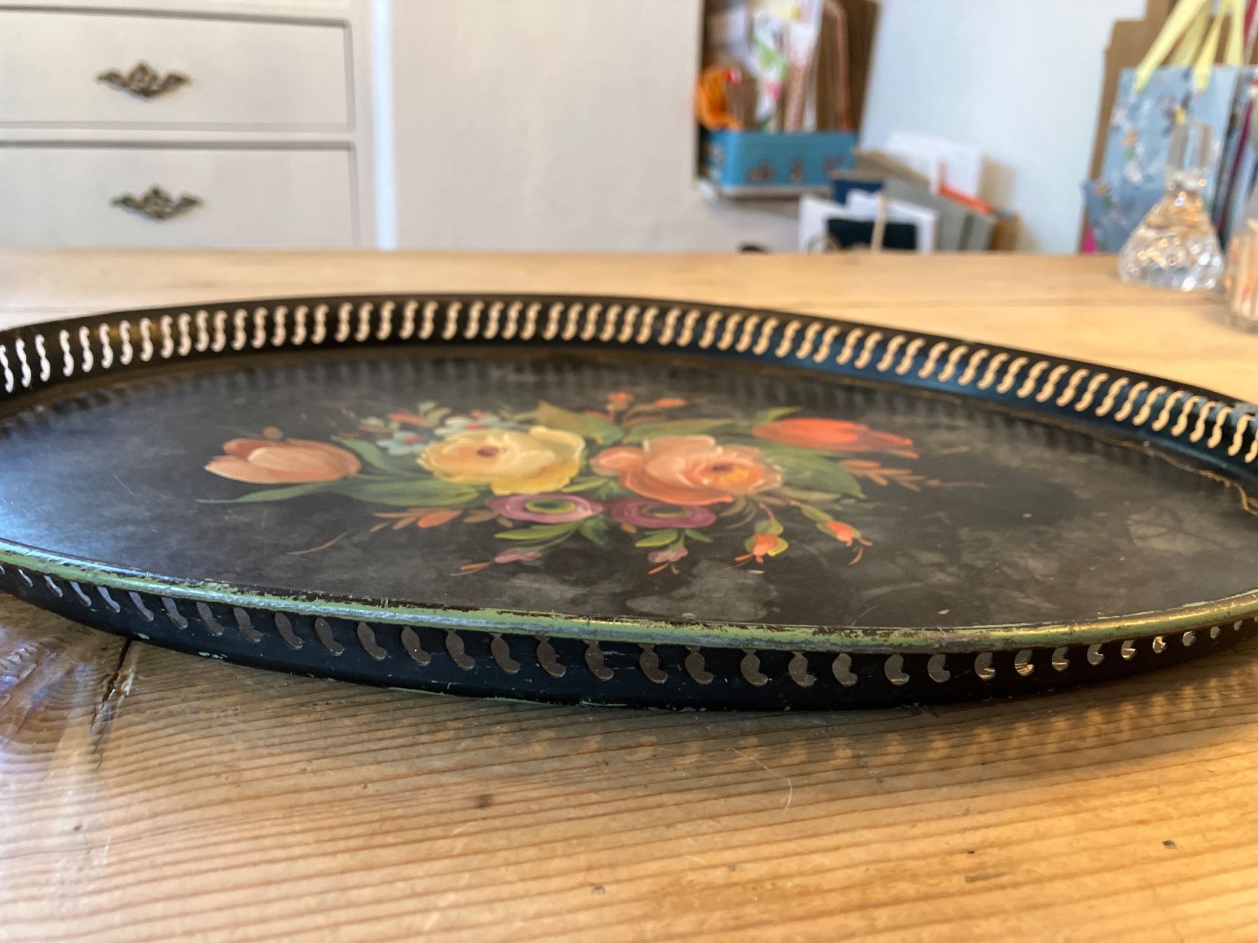 Piatti di portata: Tablet - Serviertablett - Antik - Metall – Usato da Winterthur venduto da pompea 3