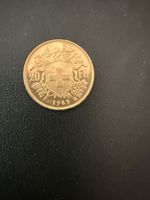 20 Franken Goldmuenze Helvetia 1949 gute Erhaltung