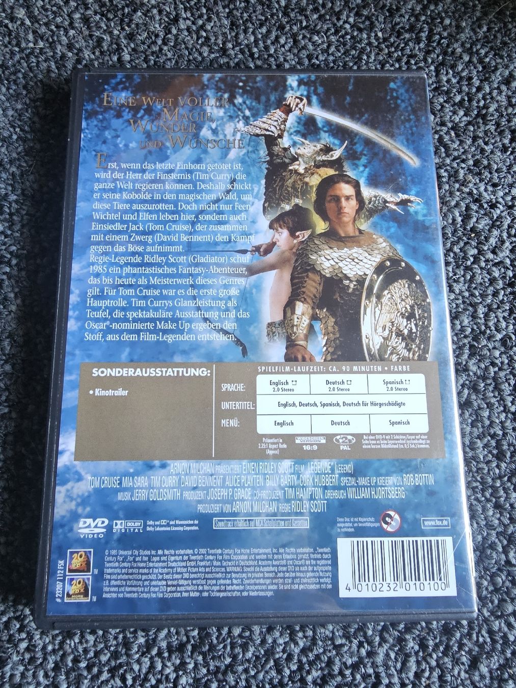 Tutti i DVDs: DVD Legende (22922) – Usato da Ruswil venduto da jan_bxl5 1