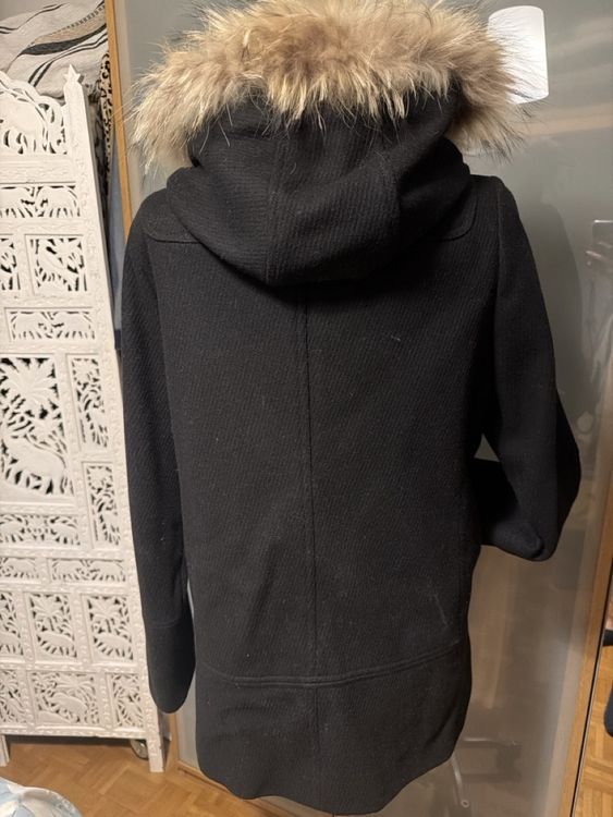 Manteau Caban Noir KOOKAI Taille 40 - Occasion En Très Bon état, Doublure Polyester