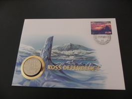 Münzbrief - 1988 - Neuseeland Ross Dependency 1988