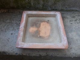 Eckig Unterteller Tontopf Terracotta Ton Topf Shabby Boho