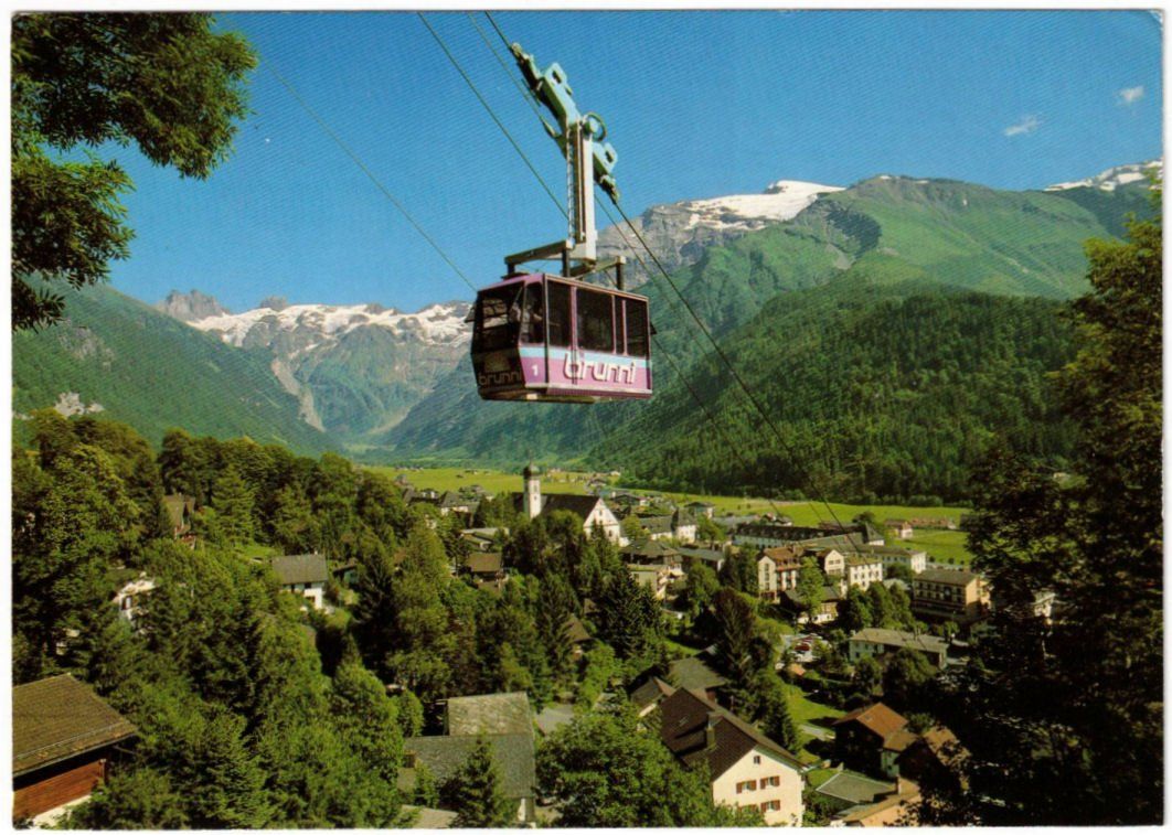 Cartoline postali: Engelberg - Luftseilbahn Brunni – Usato da Binningen venduto da Mountainrider
