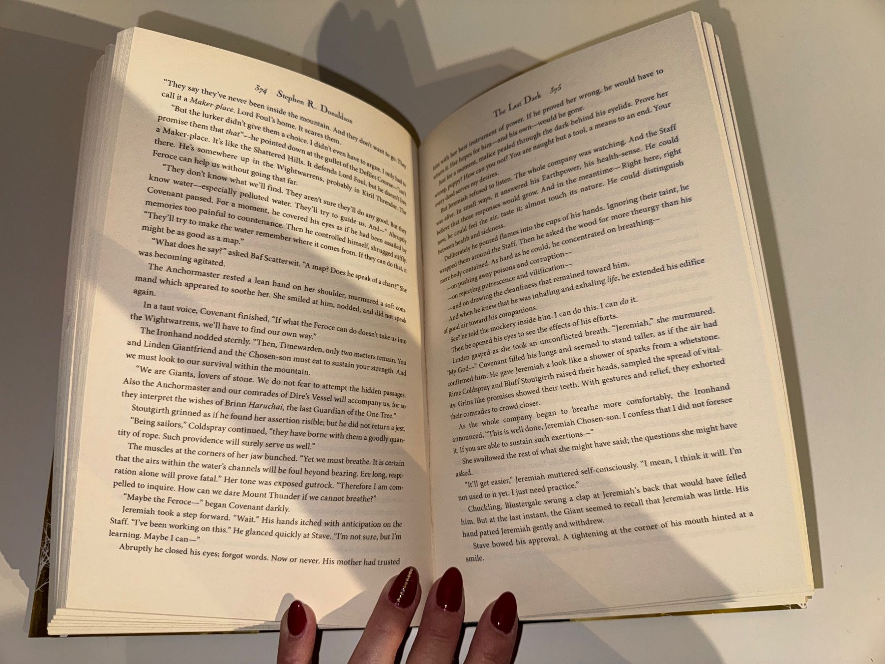 Libri: NOVEL: Stephen Donaldson, The last dark – Usato da Grosswangen venduto da English_books 8