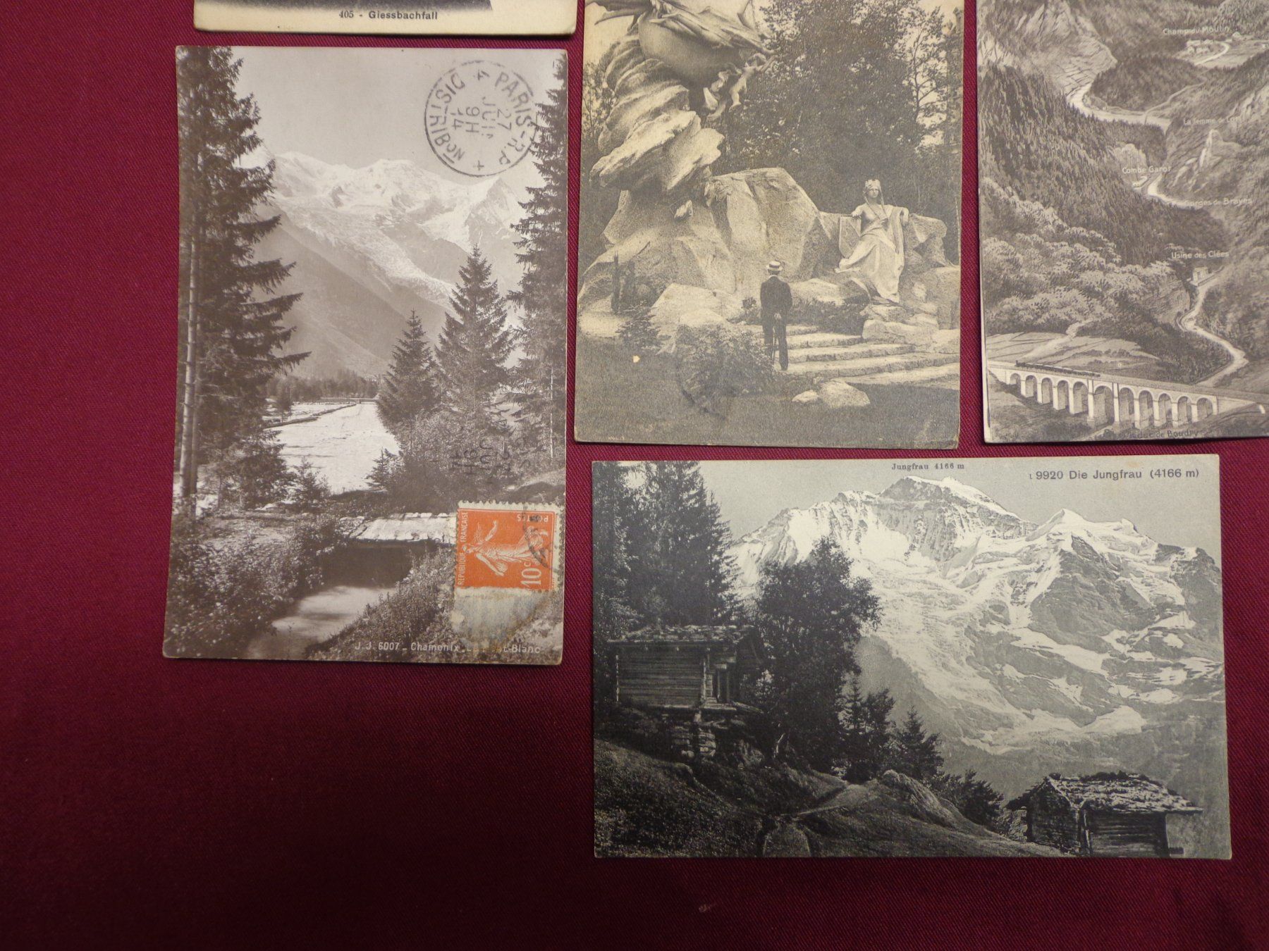 Cartoline postali: Antike Postkarten Ansichtskarten Schweiz Sammlung 10 Stück – Usato da Andeer venduto da Baerenburger 3