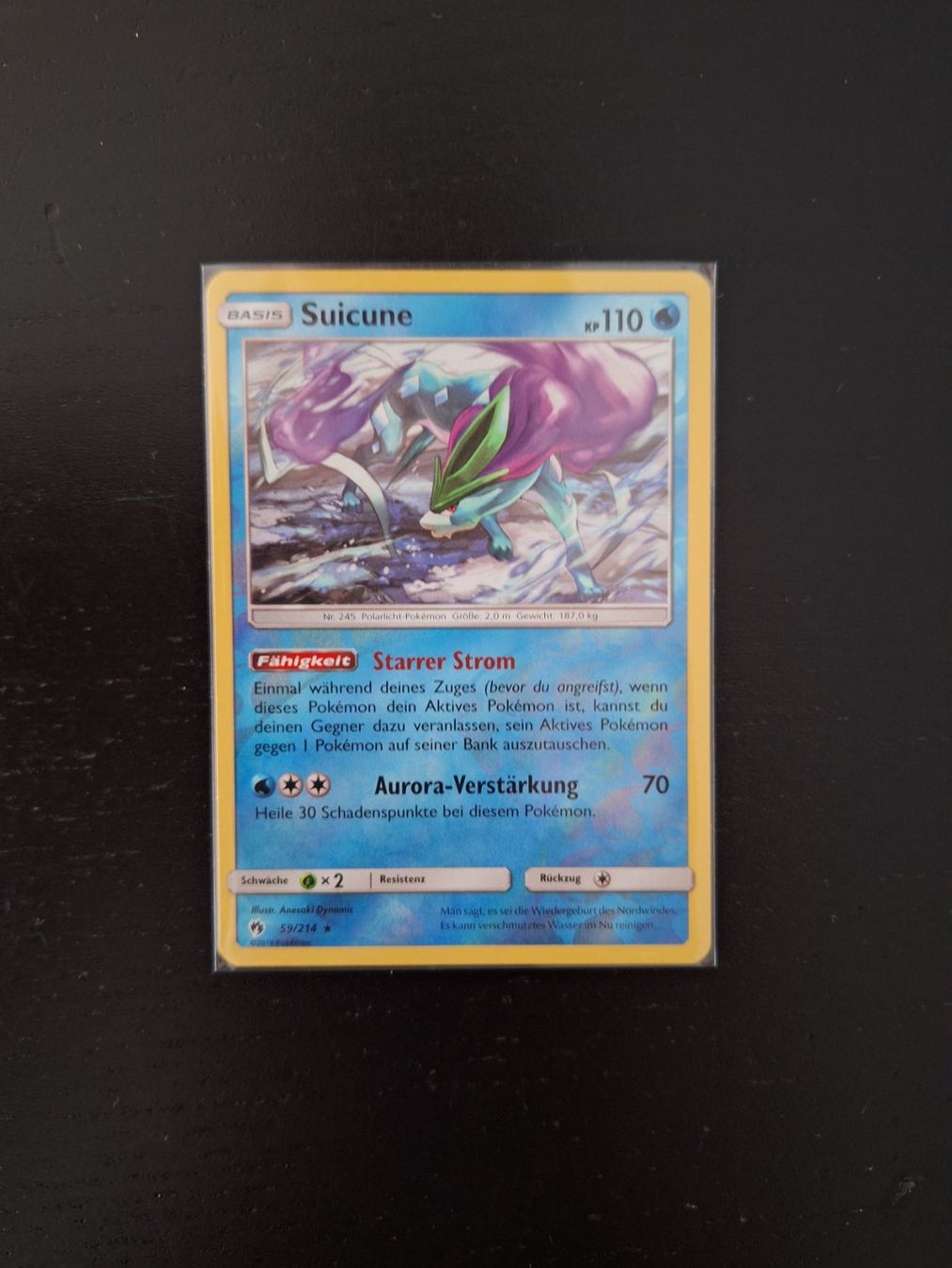 Pokémon Sammelbilder & Trading cards: Suicune 2018 - Holo - Deutsch- Top Zustand – Neu (gemäss Beschreibung) aus Einsiedeln von OliH