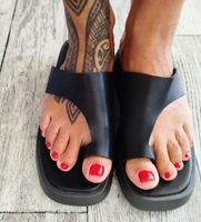 Sommer-Pantoletten für Damen, Größe 38