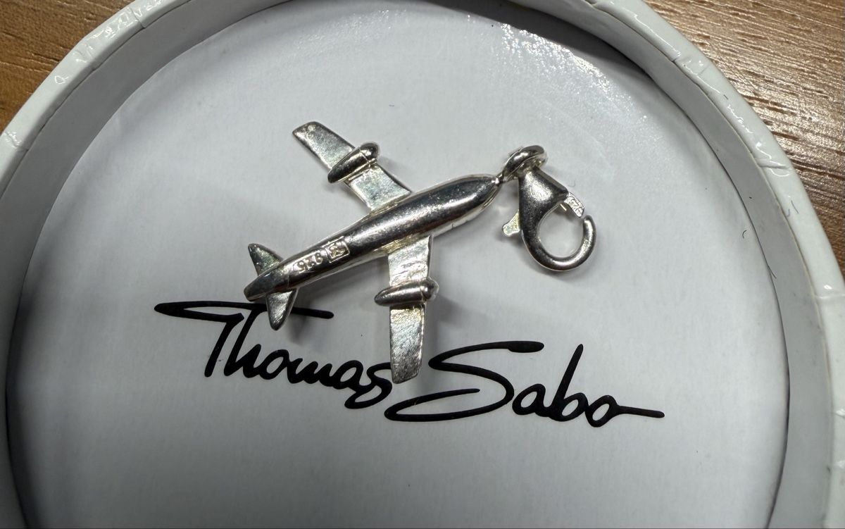 Thomas Sabo Ciondoli: Thomas Sabo Anhänger Flugzeug 925 Silber  – Usato da Amlikon-Bissegg venduto da Rahelbr5 1