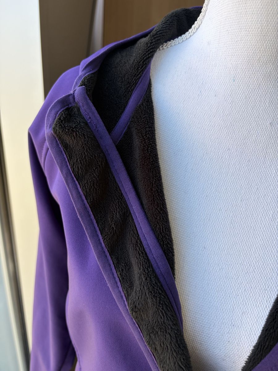 Giacche: Purple Fleece-Lined Hooded Jacket Size 42 – Usato da Nyon venduto da Deb_D39 4