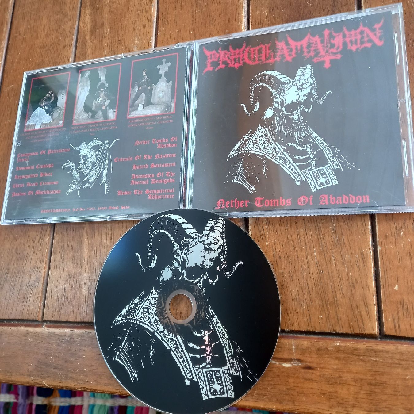 CD: proclamation- nether... – Usato da St-Cergue venduto da VeganWarrior