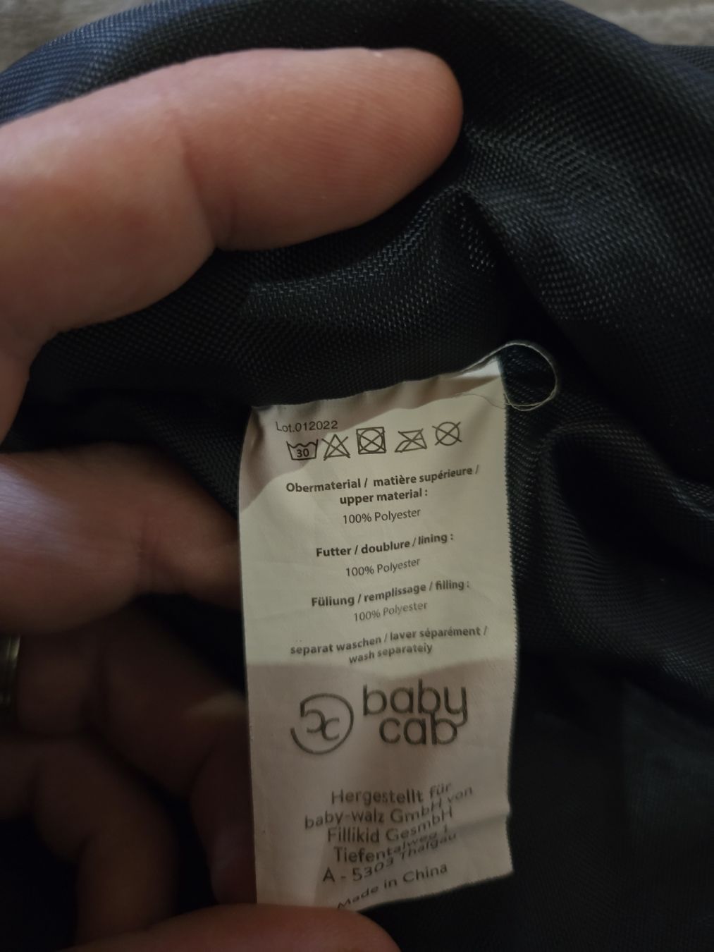 Sacchi a pelo: Fusssack Babycab dunkelblau – Usato da Aarberg venduto da chr_9v67 3