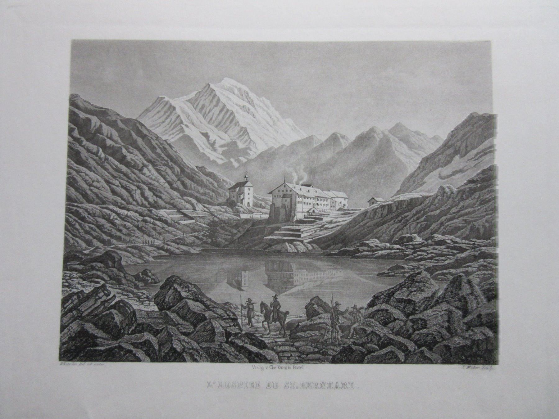 Incisioni: ST.BERNHARD AQUATINTA – Usato da Gersau venduto da grafik-kunst 1