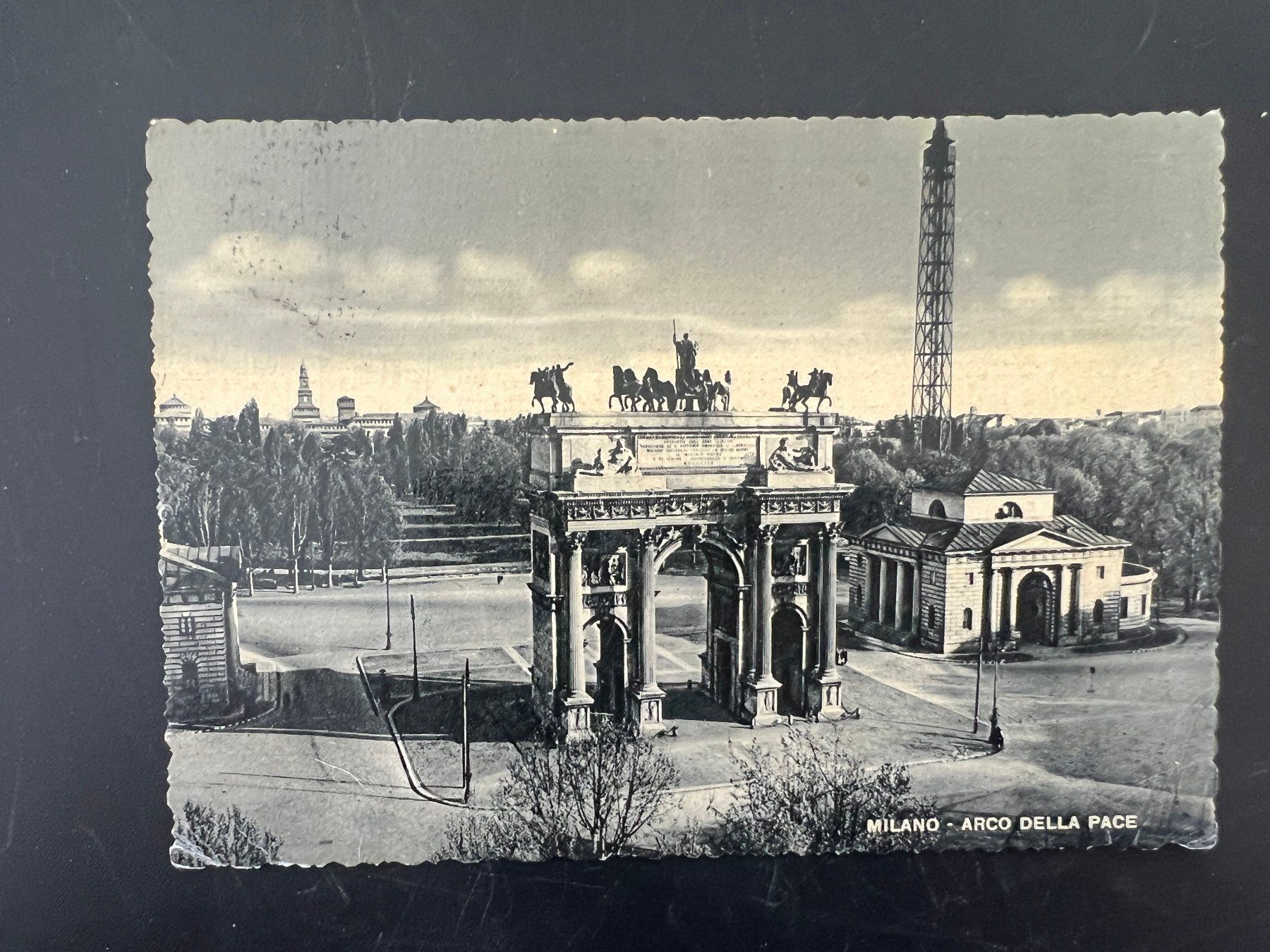 Cartoline postali: AK  1927 Milano Arco della Pace   (G473) – Usato da Hinwil venduto da Sidi4