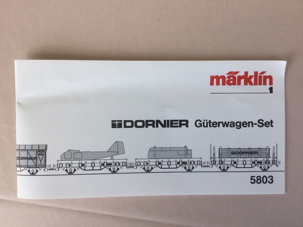 Märklin 1 Dornier Güterwagen Set 5803 Kaufen Auf Ricardo