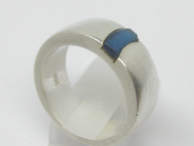 Esprit Anelli: schwerer Ring Silber 925 blauer Stein Esprit Gr. 59 – Usato da Ermatingen venduto da Decovin 3