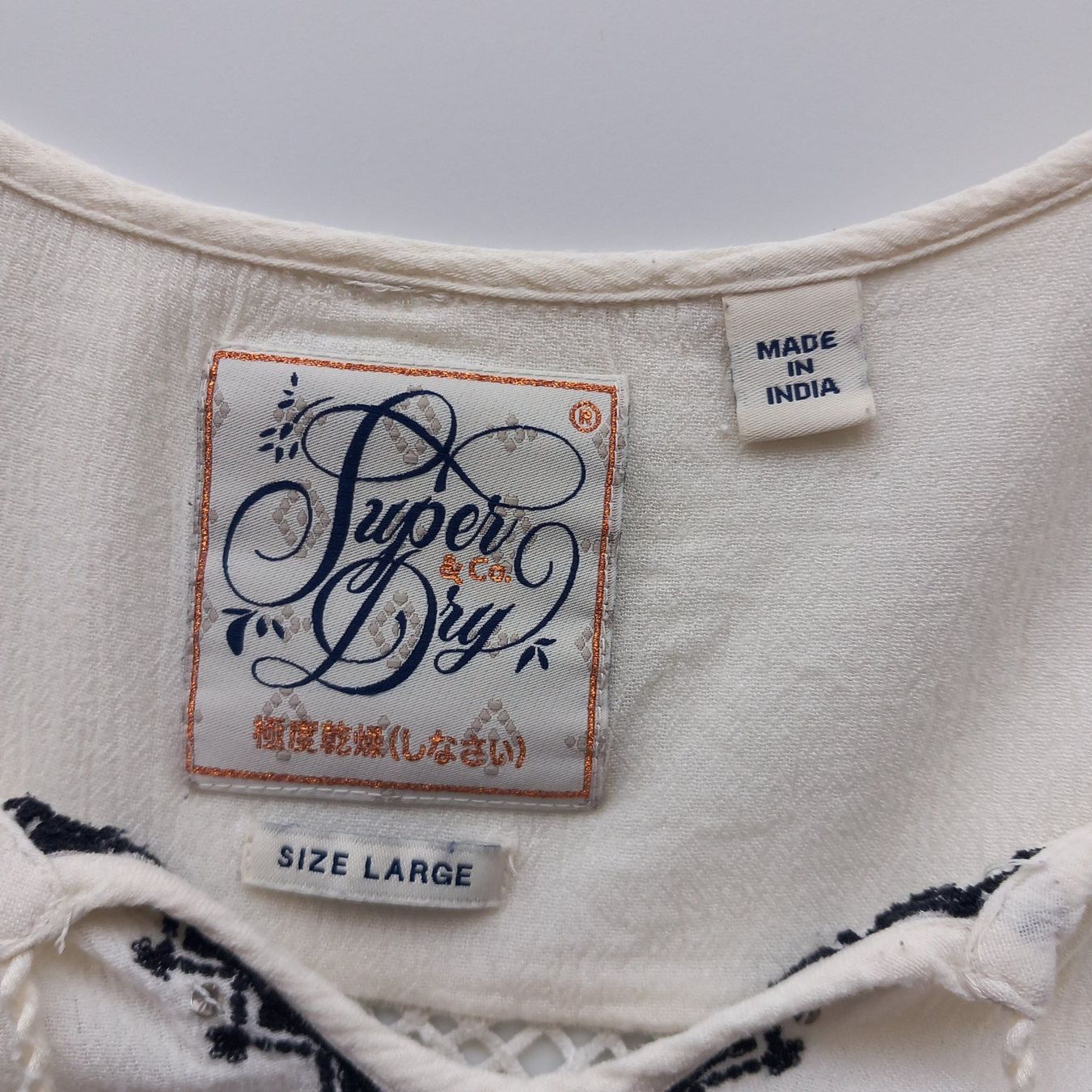 Camicette: Tolle Boho Bluse Shabby romantisch Gr. .L 40 weiss – Usato da Nottwil venduto da cecilia44 4