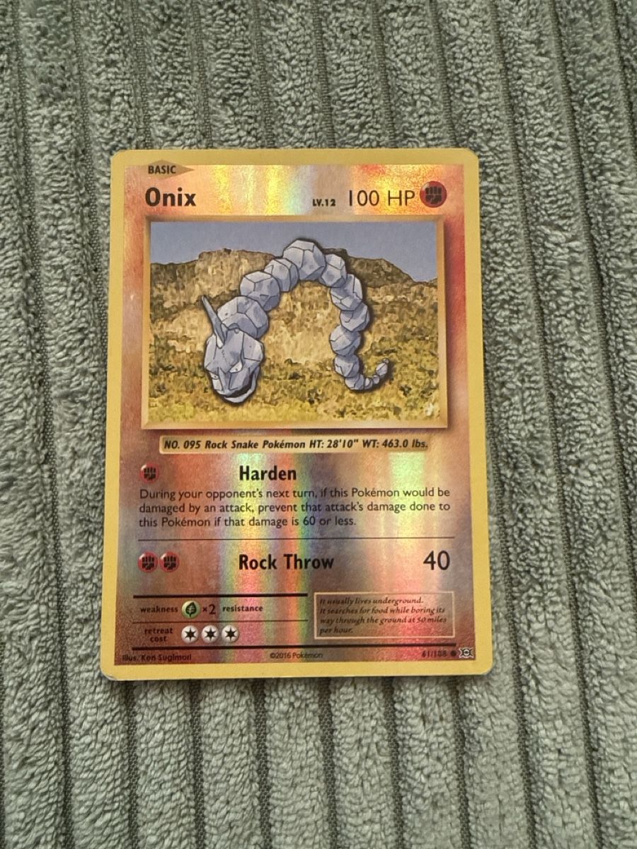 Pokémon Carte collezionabili: Onix Pokémon Karte Englisch  – Usato da Dornach venduto da s.braune