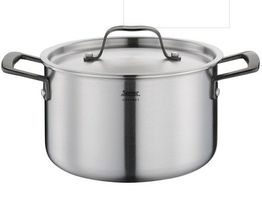 Spring - Bratentopf GOURMET 24cm hoch - schwarz matt