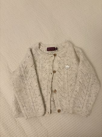 Sergent Major Cardigan, size 18 months. Ivory