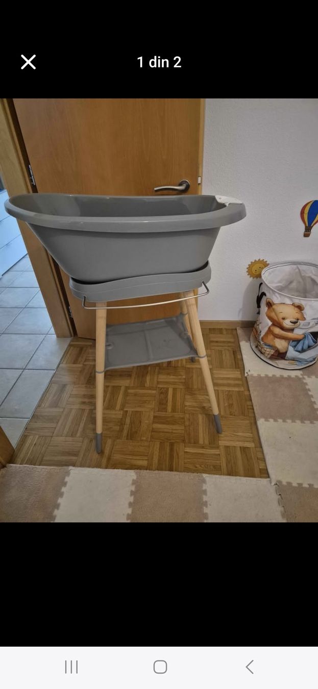 Vasche da bagno: Baby Bath Grey with Stand Used – Usato da Sierre venduto da dan_b8vw