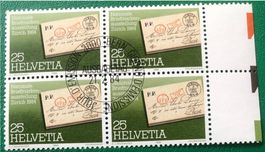 4 er Block Nr. 705 mit ETStempel Bern