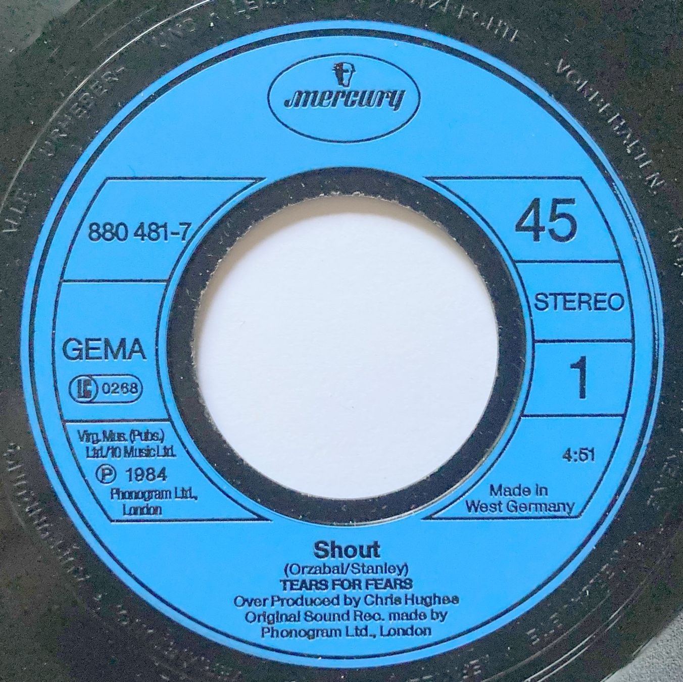 Schallplatten: TEARS FOR FEARS - SHOUT – Gebraucht aus Bottens von hotter-than-hell 2