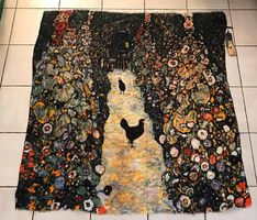 Damenschal - Foulard Vestilarte Gustav Klimt 145 cm x 145 cm