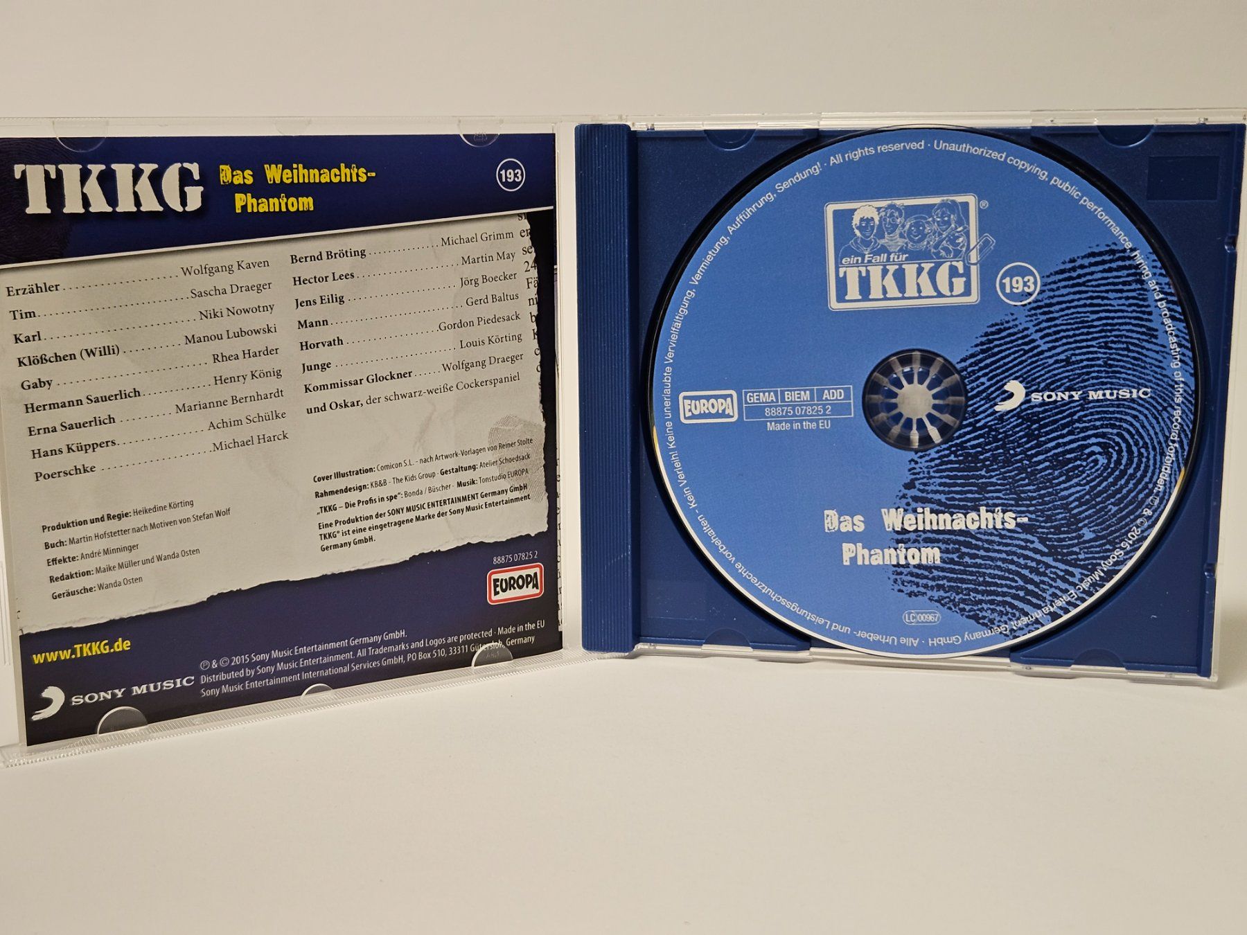 CD: TKKG - das Weihnachtsphantom / Nr. 193 CD – Usato da Oberdorf BL venduto da BaldenEagle 1
