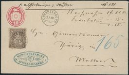 LU Schwarzenberg - Zwergstempel - Helvetia - Brief - MiF