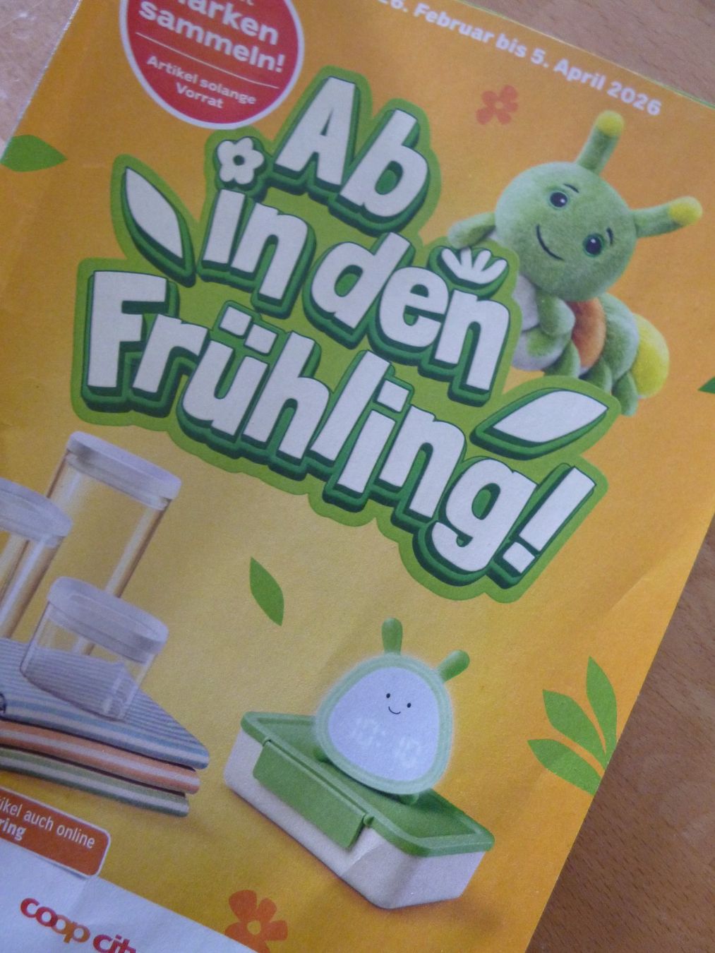 Wecker: toller WECKER Raupe  Coop  Kinderwecker NEU – Neu und originalverpackt aus Dättlikon von Mamakuga 9