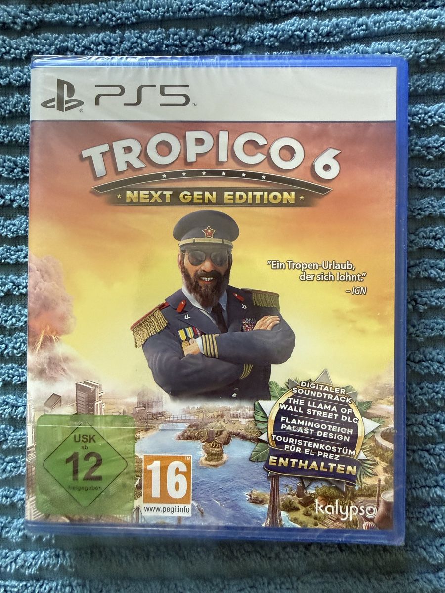 Spiele: Tropico 6 PS5 NEU – Neu und originalverpackt aus Buchs SG von Tolm