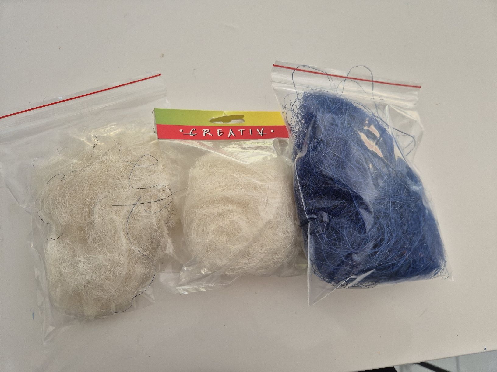 Kit bricolage: Sisal, weiss und blau – Nuovo (secondo la descrizione) da Krauchthal venduto da MEWA01