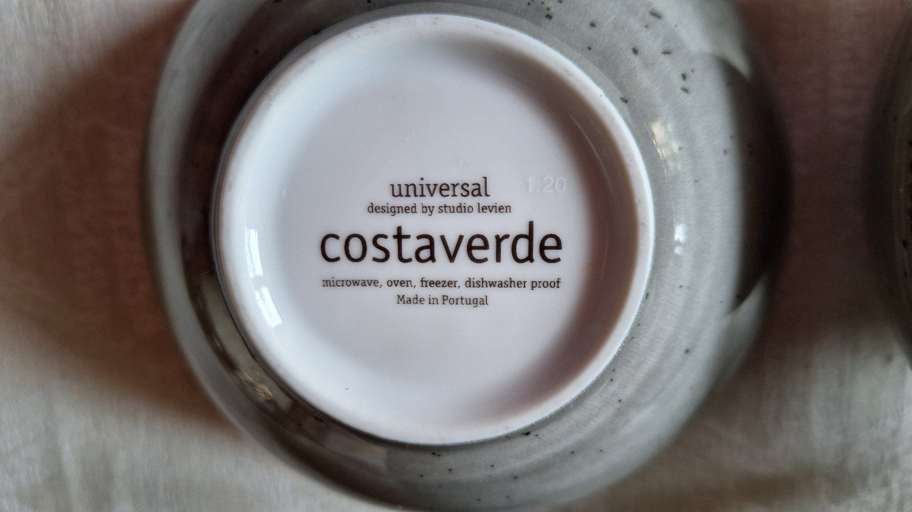 Ciotole: 6 Muesli-Schalen grau/ weiss "Costaverde" – Usato da Arlesheim venduto da shopradl 3