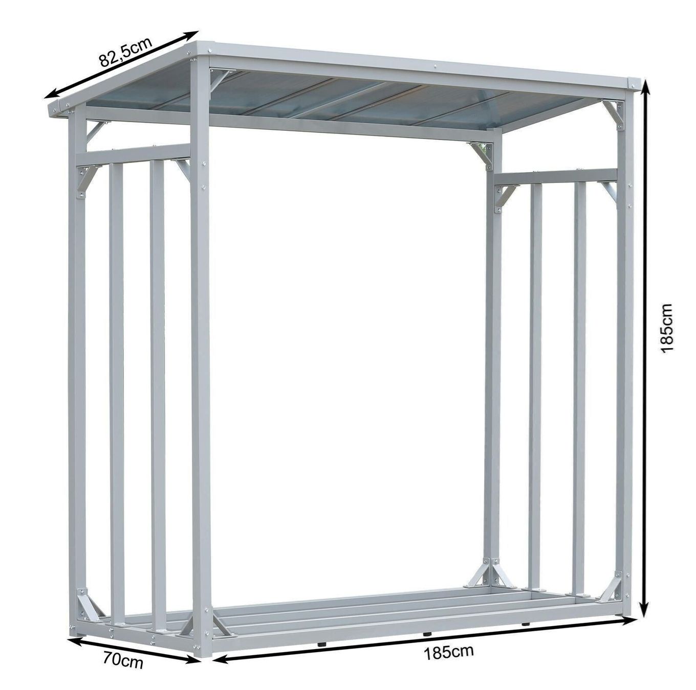 Étagères: Quick Star Kaminholzregal XXL – Neuf avec emballage d'origine à Bottighofen par zaap 3