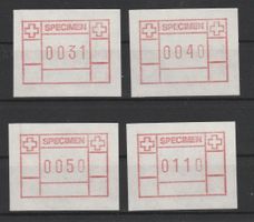 Seltene Specimen Probedrucke