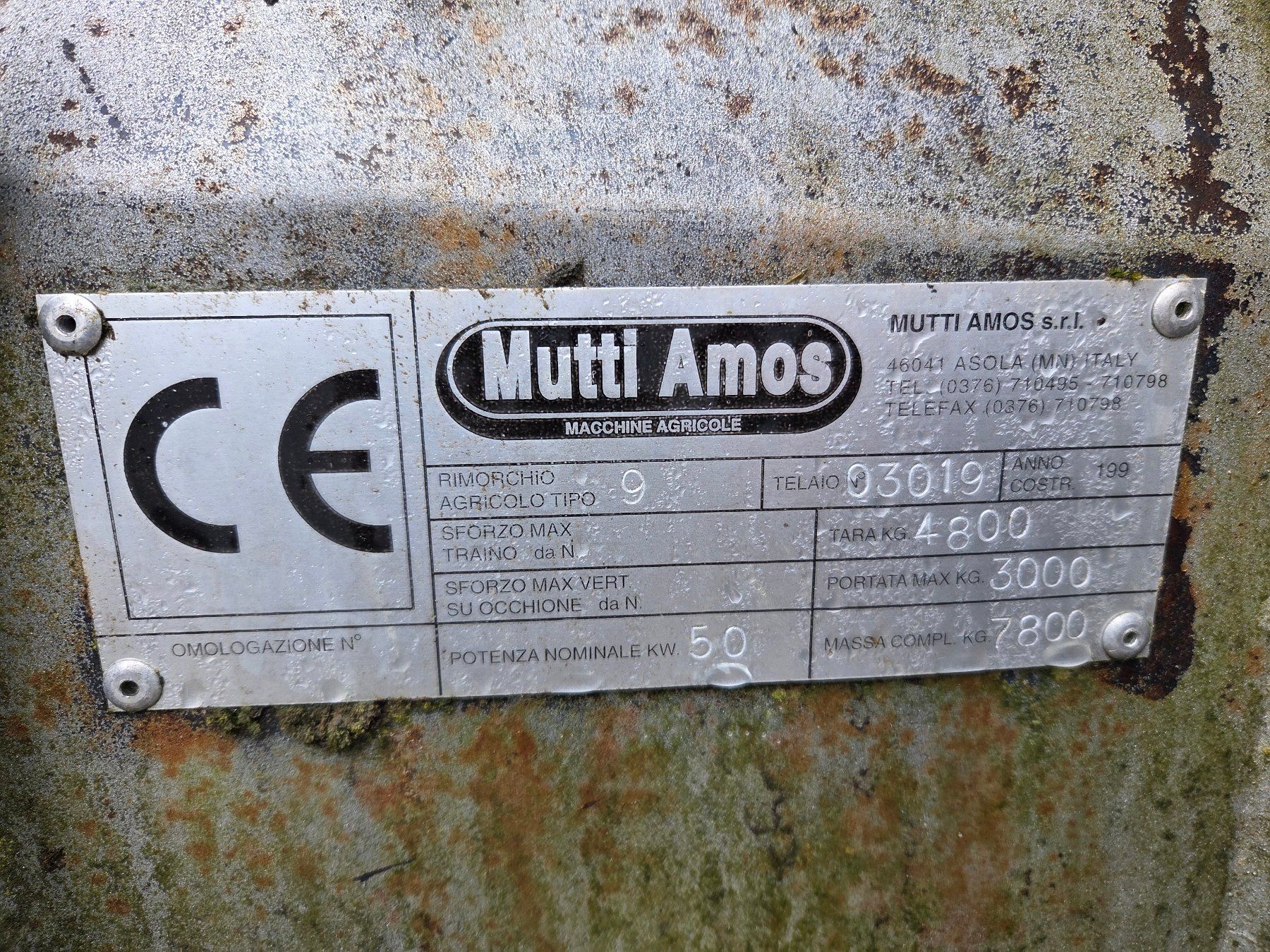 Toutes les machines: Futtermischwagen Mutti Amos 8 m3 – D'occasion à Beggingen par de_Meter 5
