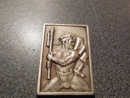 Medaille Kämpfer, viereckig