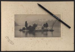 Fotografie Montreux, Blick auf die Insel