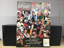 Zurich Airport Magazin - August 1998 - Rarität!