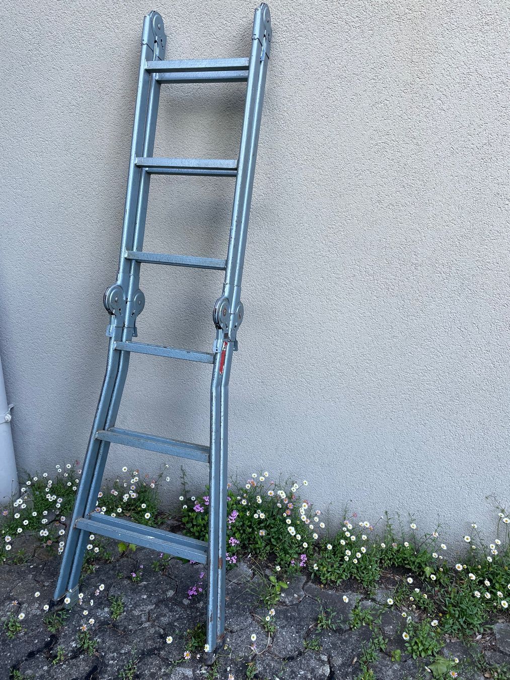 Scale: Leiter aus Stahl, klappbar – Usato da Zürich venduto da haeschesnonid 1