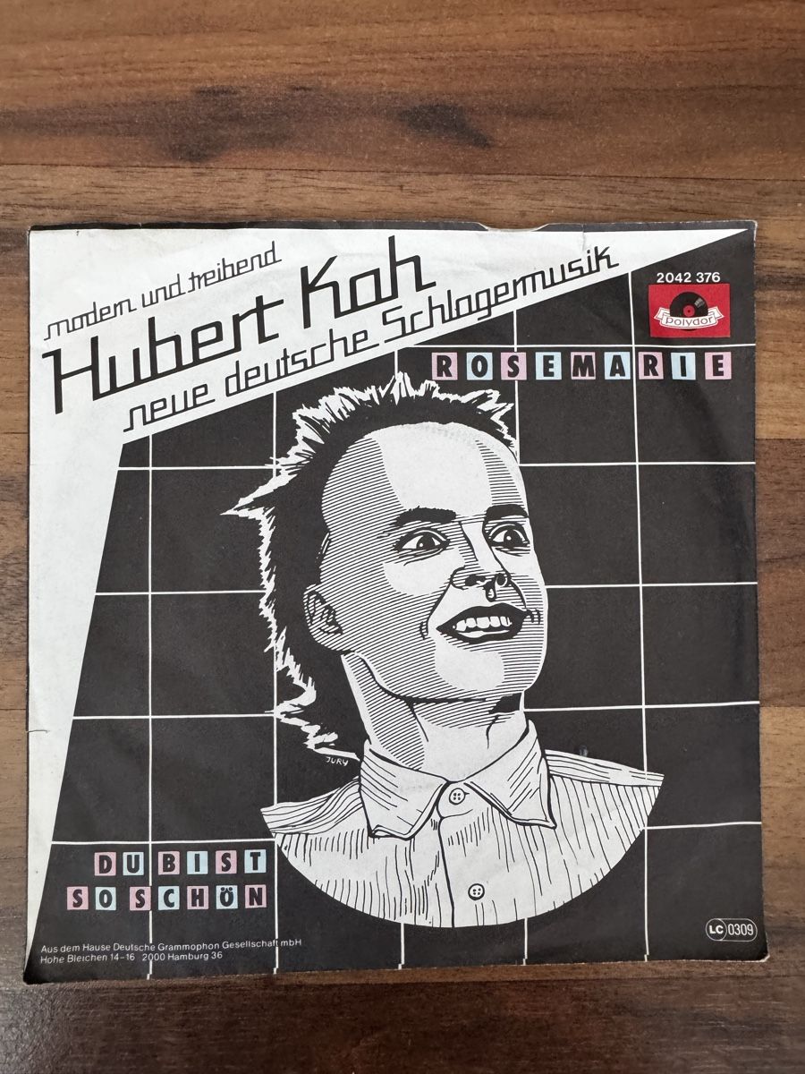 Dischi in vinile: Hubert Kah -  Rosemarie - 7" Single - 80s/NDW – Usato da Rorbas venduto da BlackstarRecords 1