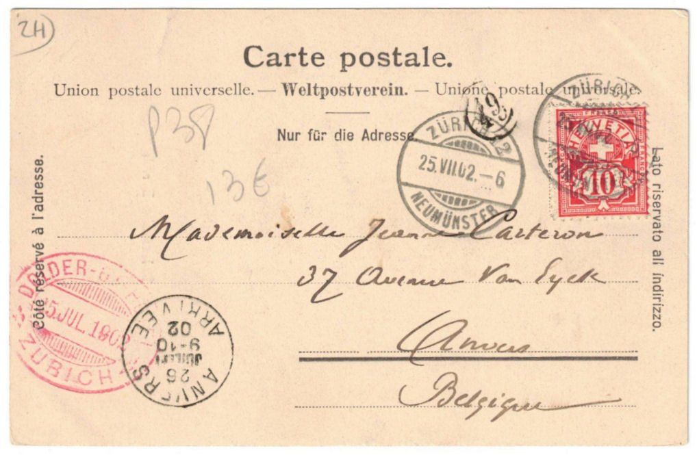 Cartoline postali: Zürich - Dolder mit Standseilbahn – Usato da Binningen venduto da Mountainrider 1
