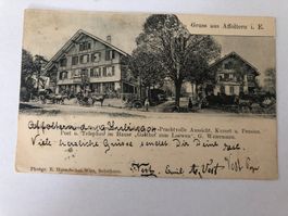 Affoltern i.E. Kurort Gasthof zum Loewen Gruss 1904