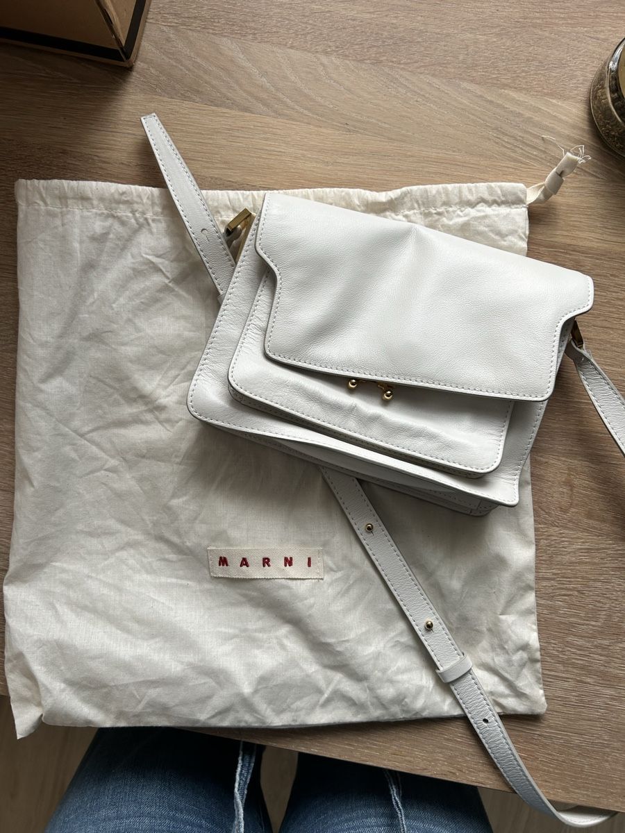 Marni Borse da donna: Marni Umhängetasche Leder, weiss – Usato da Andwil SG venduto da nin_y2zm